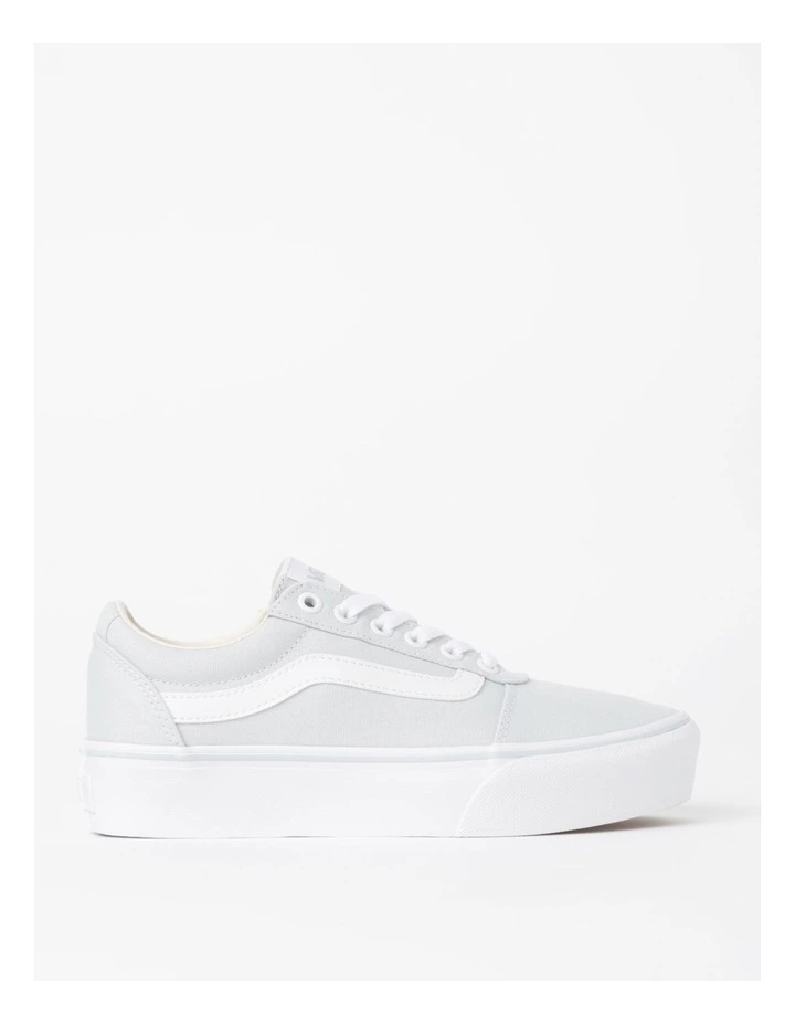 Ward Platform Sneaker in Light Blue/True White