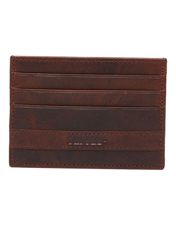 Coleman Leather Card Holder in Brown
