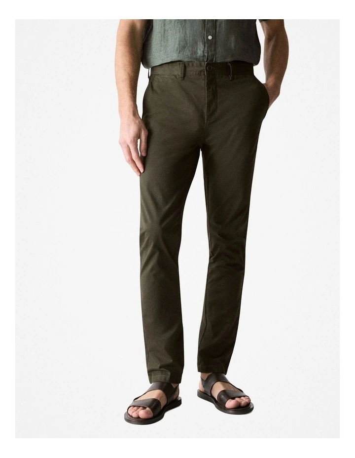 Regular Chino Pant in Kelp