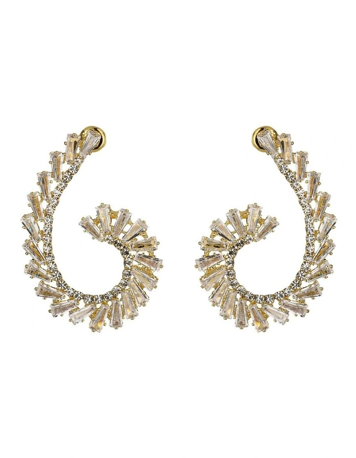 October Earring in Gold