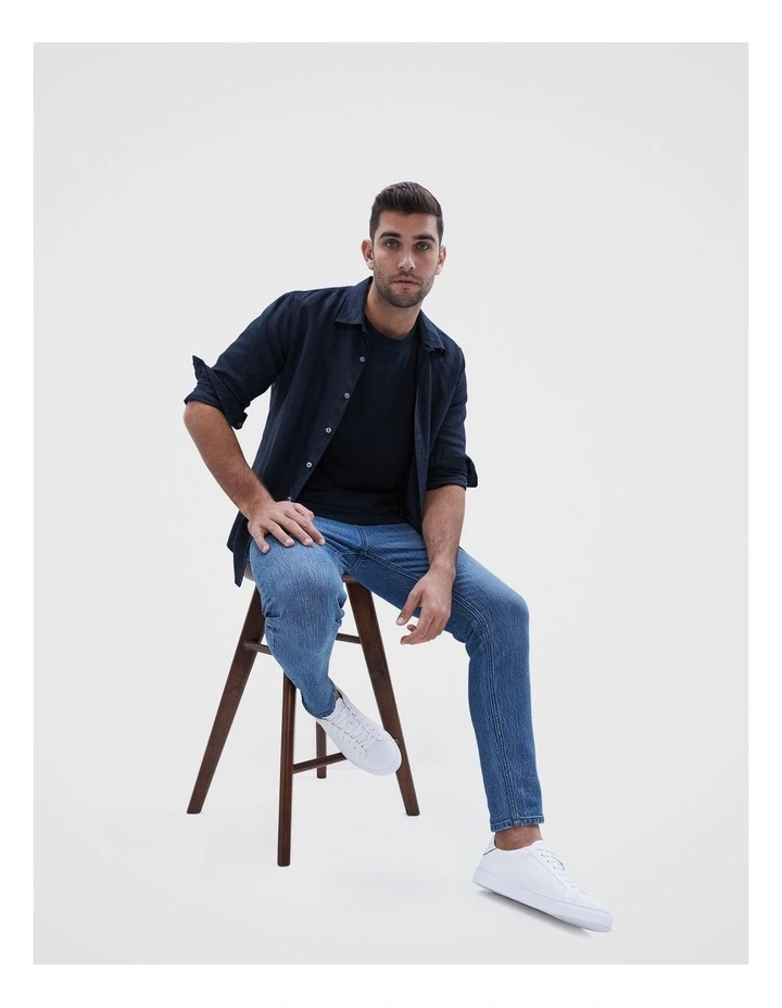 Relaxed T-Shirt in Navy
