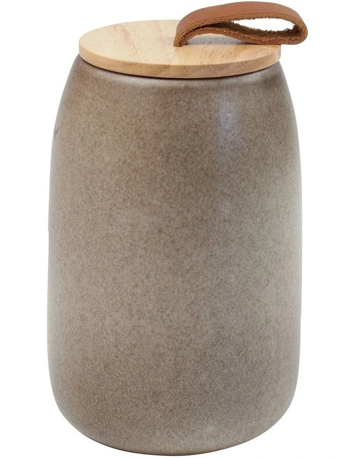 Albany Canister 11x18cm in White