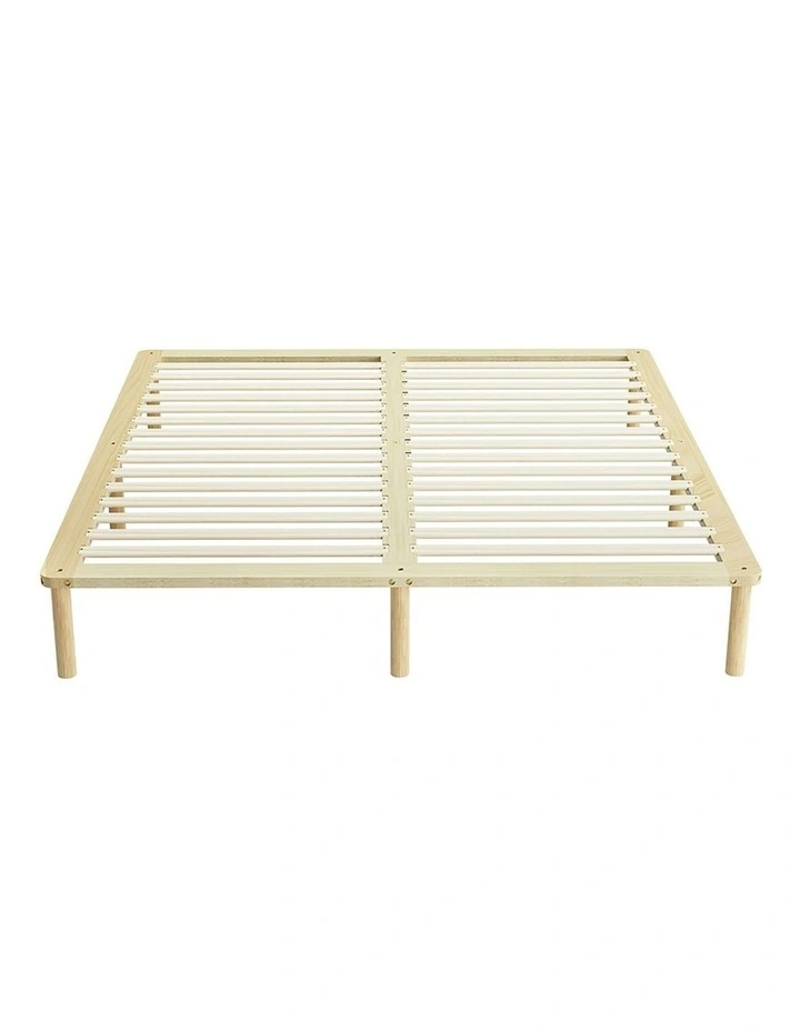 Amba Wooden King Size Bed Frame in Pine