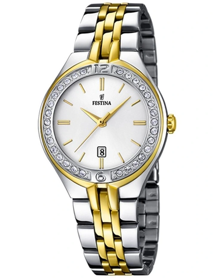 Mademoiselle Stainless Steel Watch in Gold