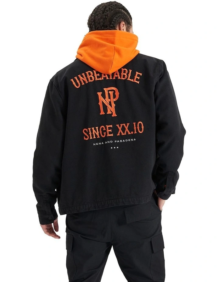 Ultimatum Zip Through Jacket in Black