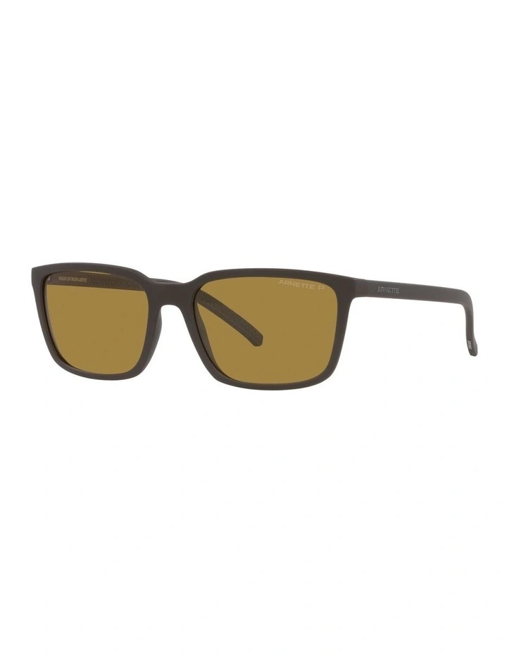 Eskimo Polarised Sunglasses in Matte Brown