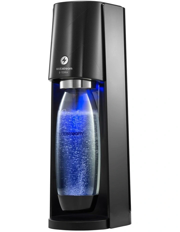 E-Terra Sparkling Water Maker in Black
