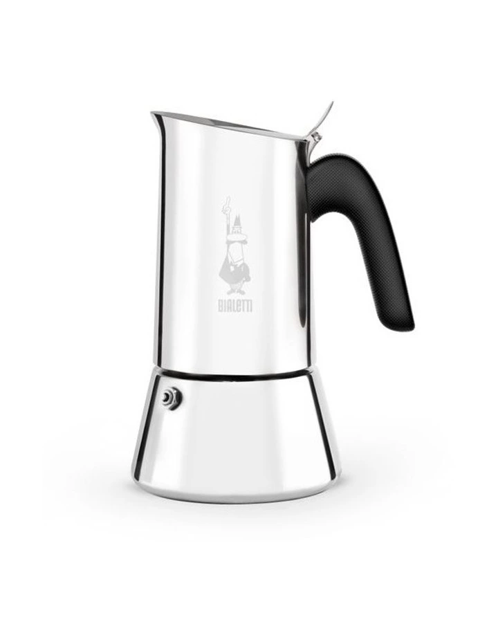 Venus Stainless Steel Induction 10 Cup Coffee Pot in Silver