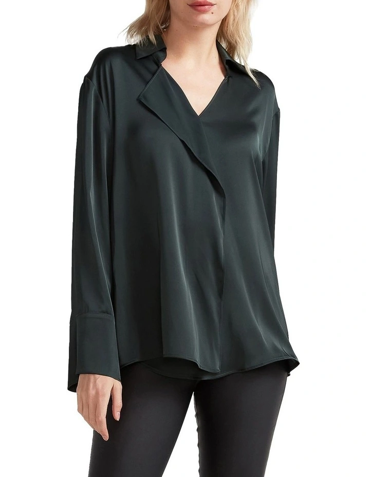 Gemini Waterfall Shirt in Green