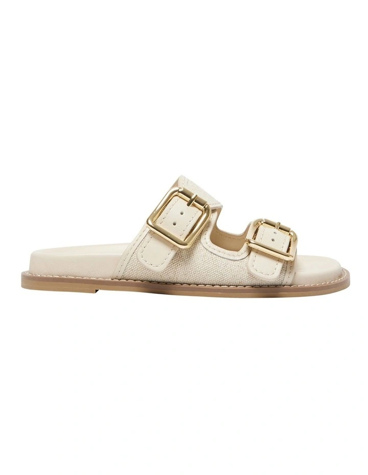 Romina Leather Sandals in Nude Multi