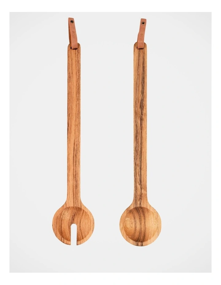 Entertaining Salad Servers 29cm in Teak