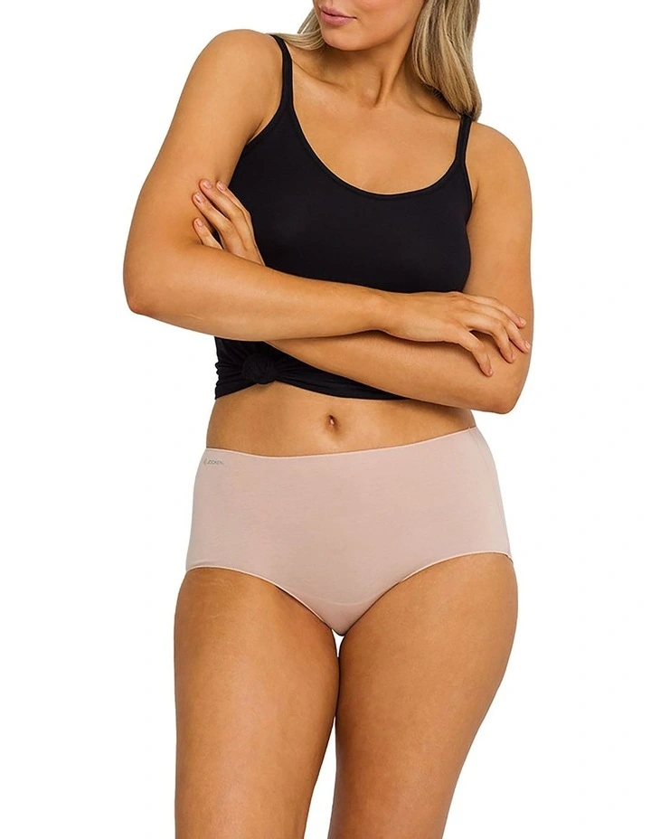 Next Gen Cotton Full Brief in Beige