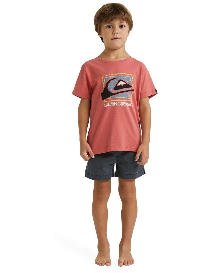Big Action T-shirt in Mineral Red