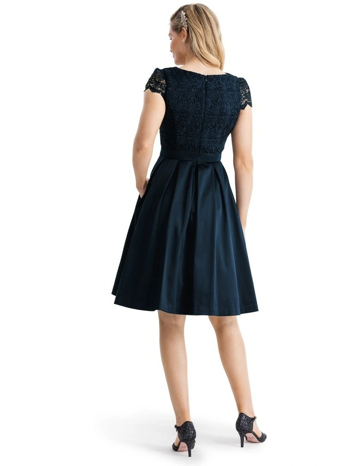 Honour Dress in Navy