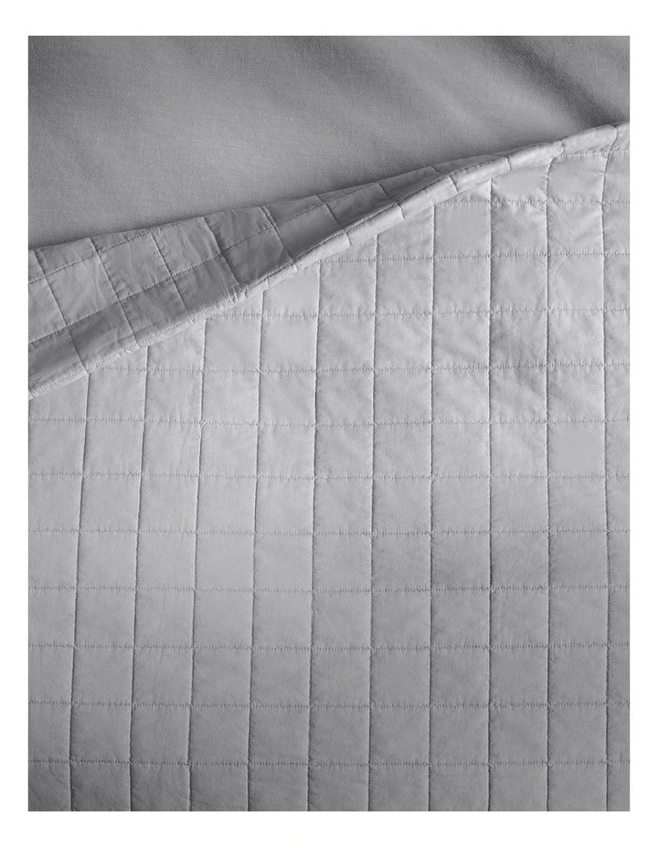 Reilly Bedcover in Soft Grey