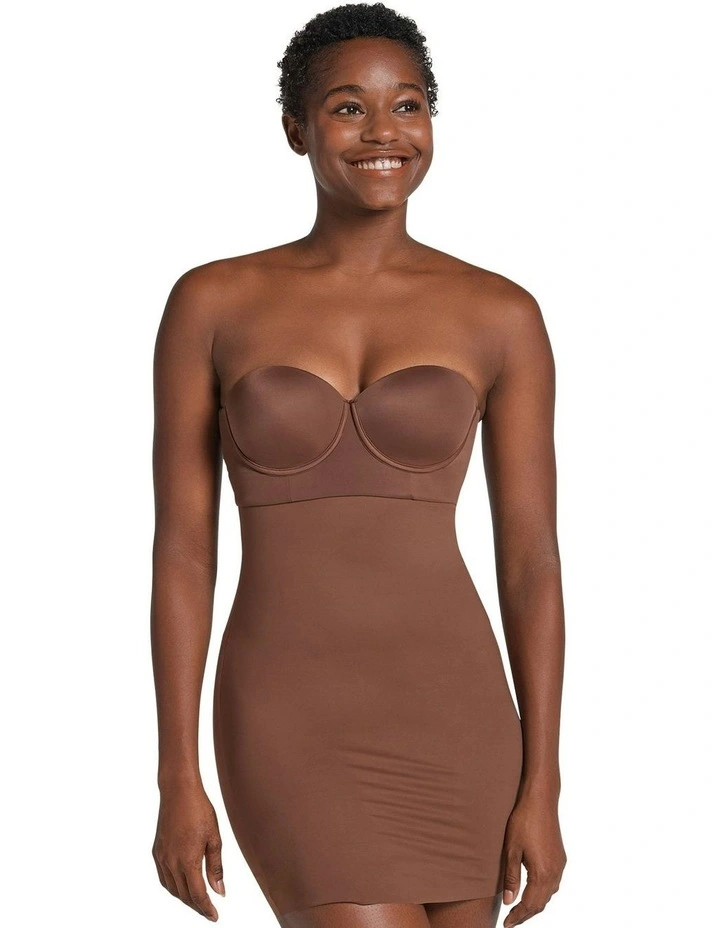 Undetectable Skort Shapewear Slip Skirt And Anti Chafe Short in Beige