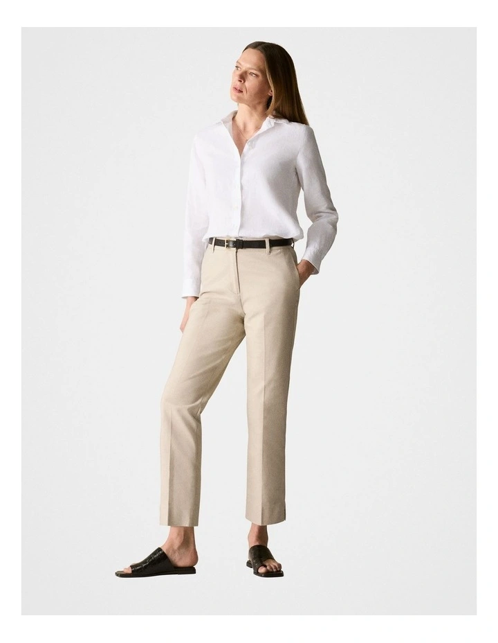 Classic Linen Shirt in White
