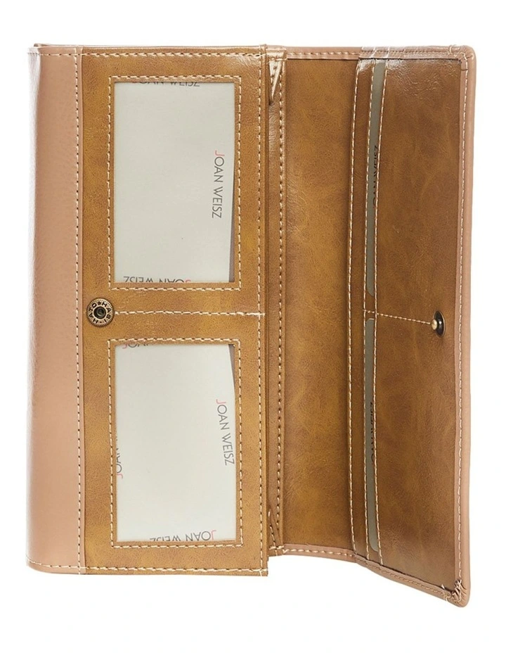 Dakota Taupe Flap Over Wallet JWF044