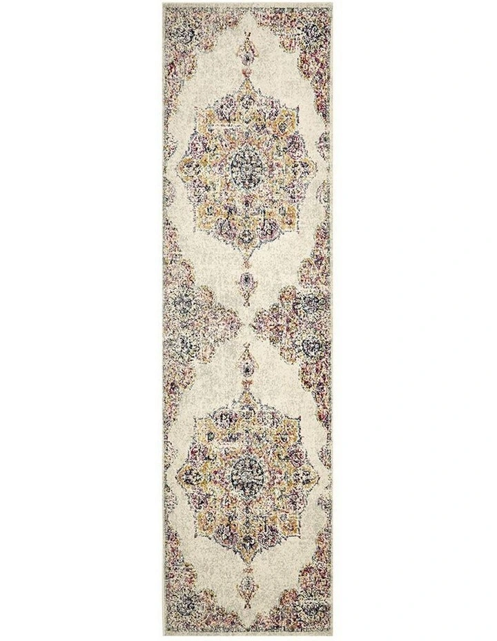 Museum Kendall Bone Runner Rug in Multi