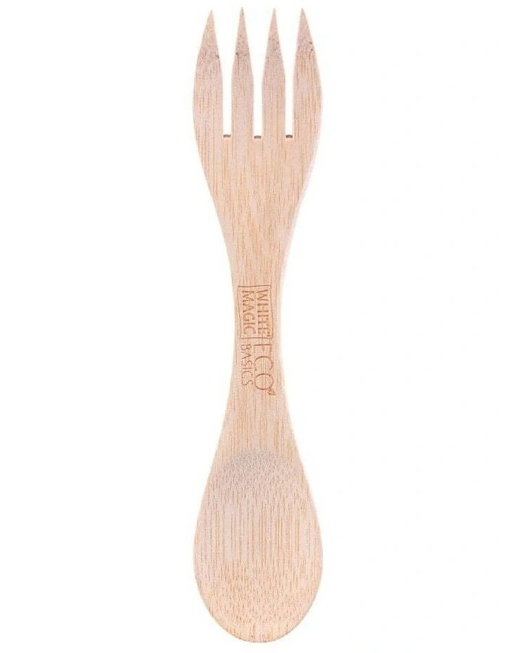 Eco Basics Reusable Bamboo Spork in Sand
