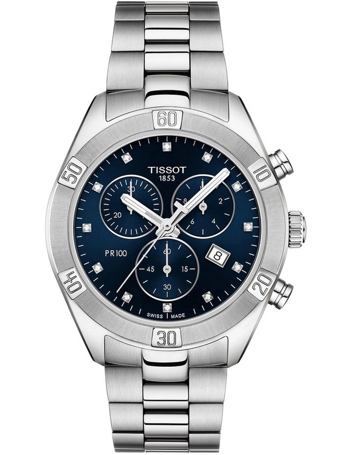 PR 100 Sport Chic Chronograph T1019171104600 Watch in Blue