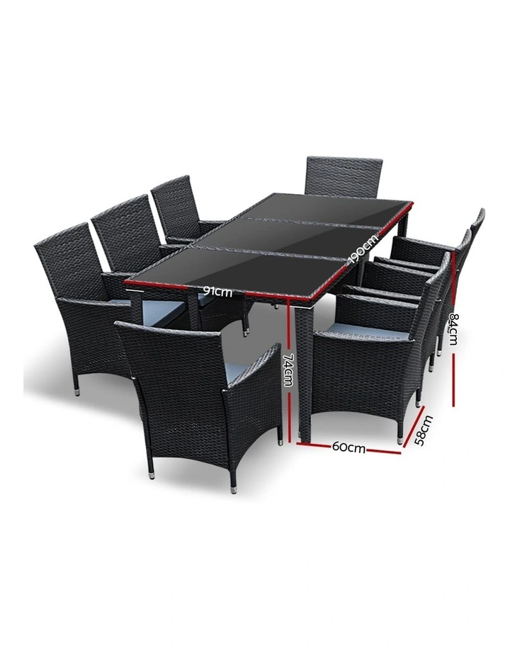 9 Piece Outdoor Dining Set