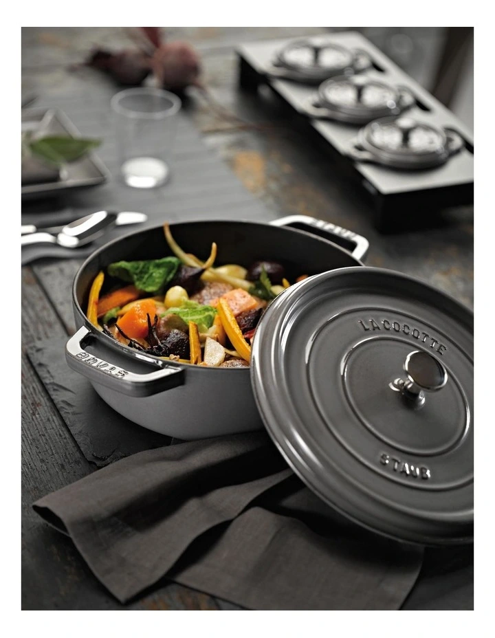 Round Cocotte 28cm/6.7L in Graphite