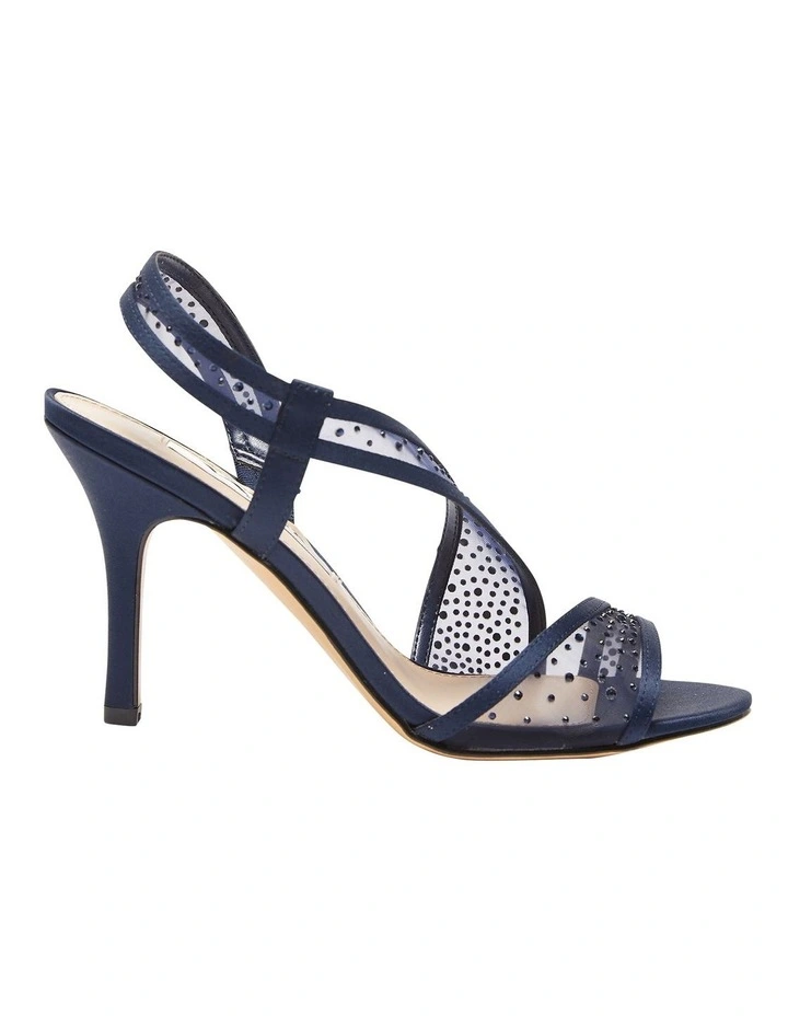 Valeda Sandals In New Navy Reflective