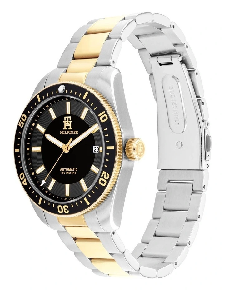 Stainless Steel Watch in Black