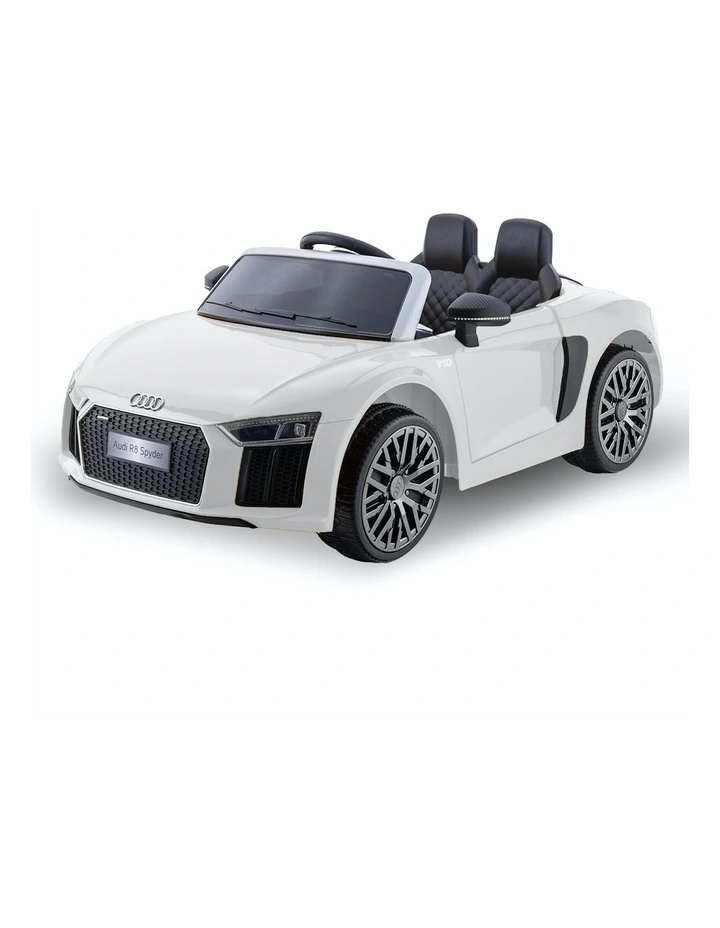 R8 Spyder Audi Electric Ride On in White
