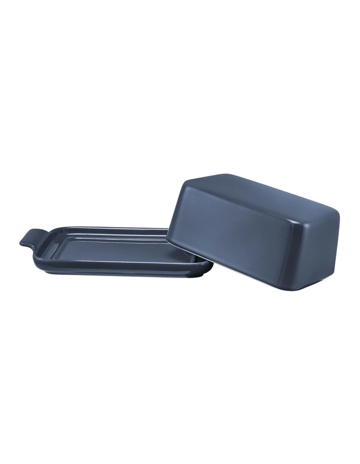 Indulgence Butter Dish Gift Boxed in Slate Blue