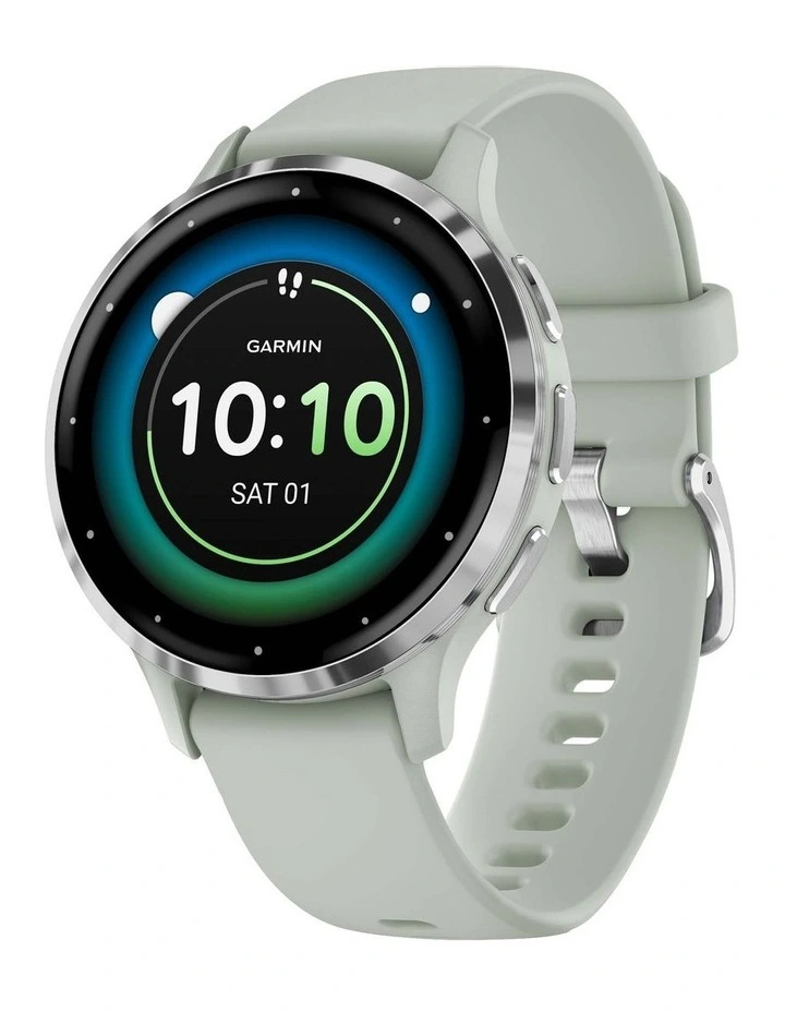 Venu 3S 010-02785-01 Smartwatch in Sage Gray/Stainless Steel