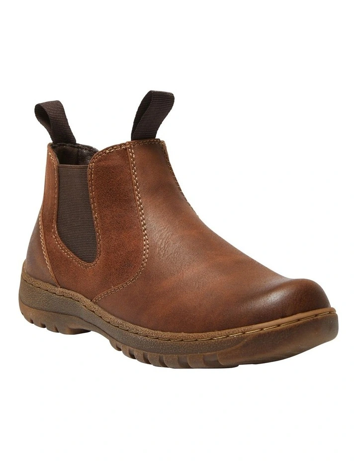Emmett Boots in Tan Micro