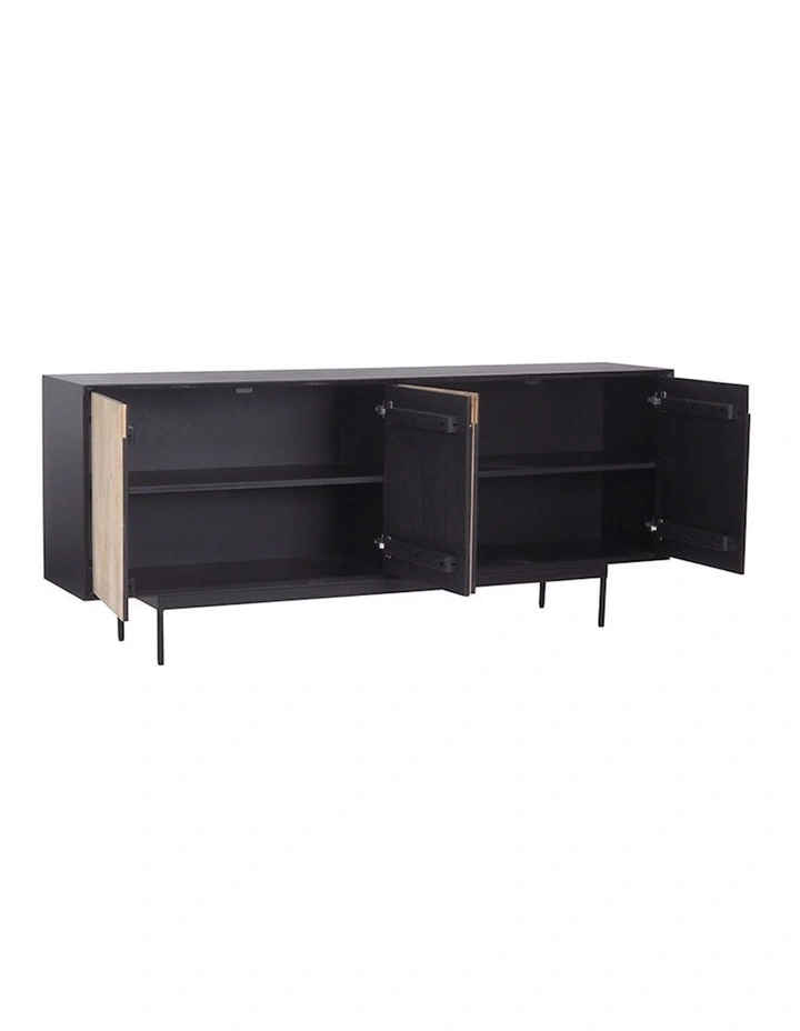 Radley Sideboard 180cm in Natural/Black