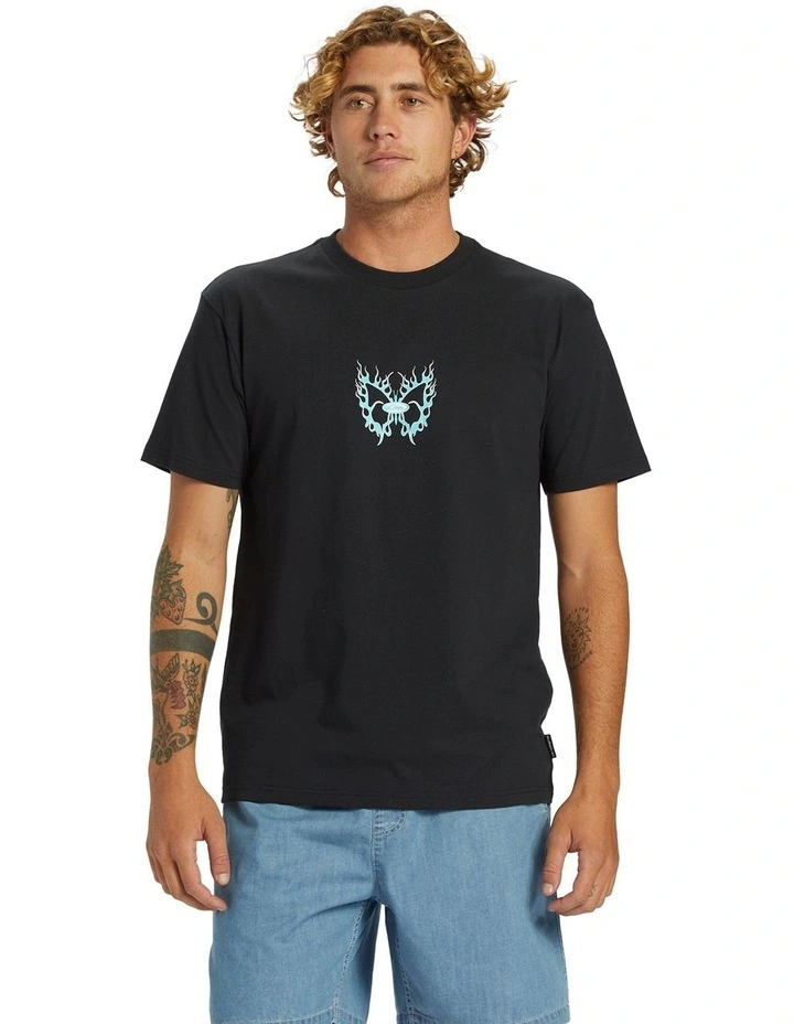 Butterflier Moe Short Sleeve T-Shirt in Black