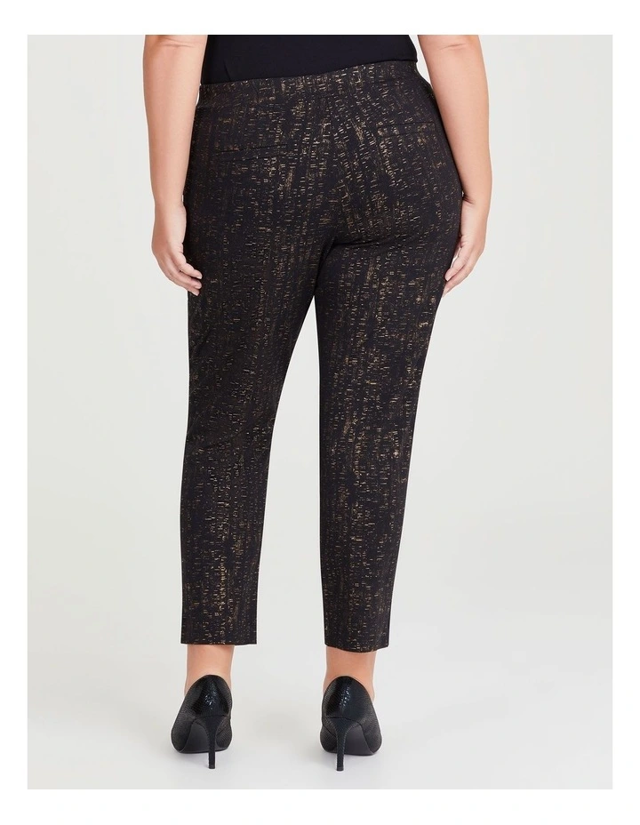 Dust Suit Pant in Black/Gold