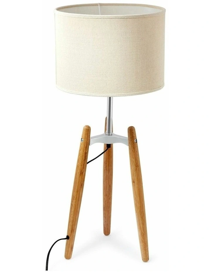 Tripod Table Lamp Light 73 cm in Beige