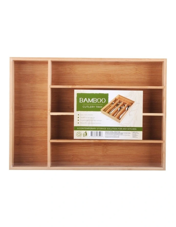Bamboo Cutlery Tray