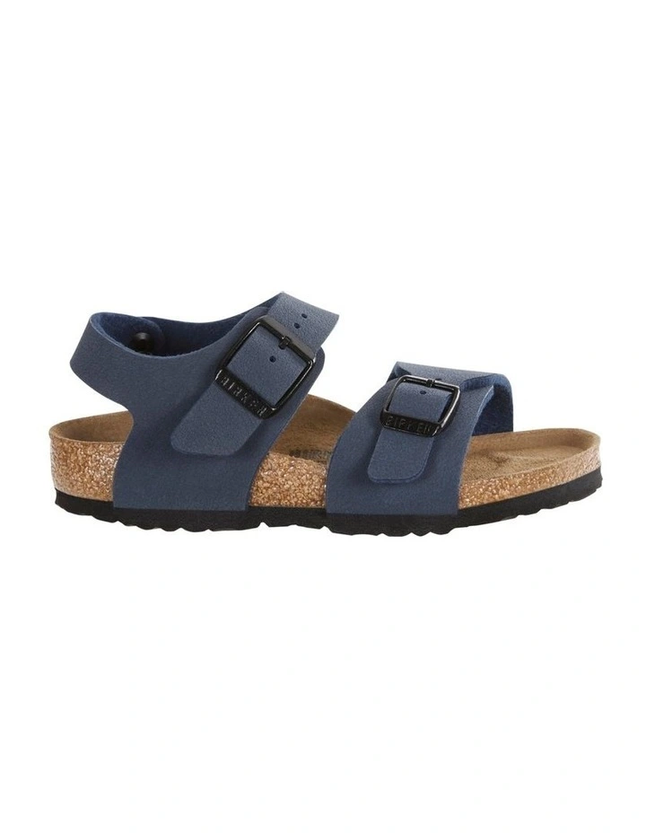 New York Narrow Children's Sandals in Navy