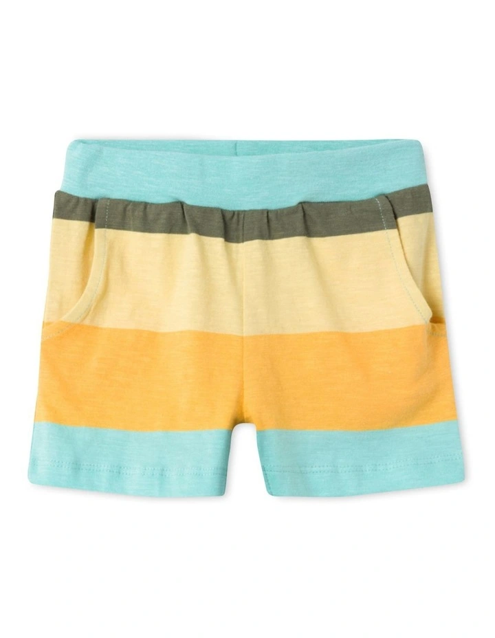 Harmod Striped Shorts in Blue