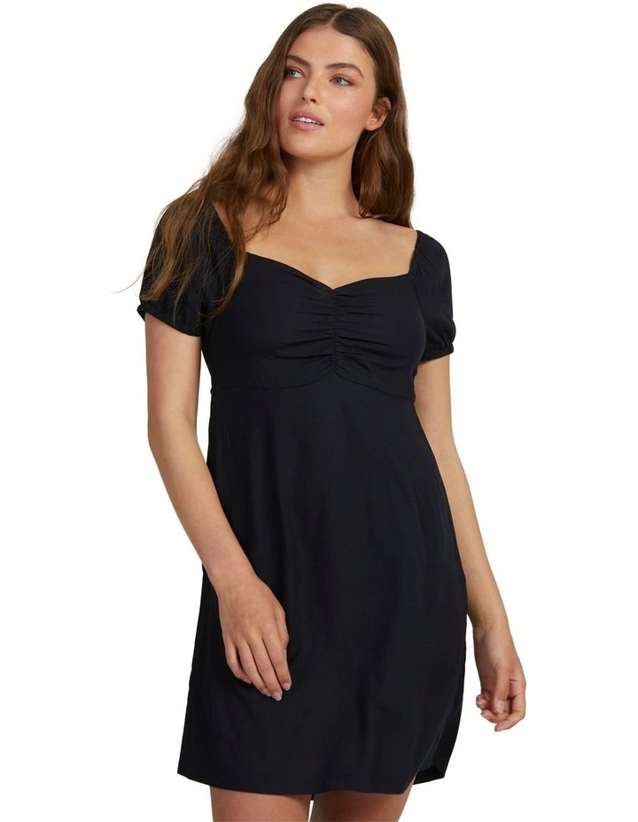 Aloha Sessions Mini Dress in Anthracite
