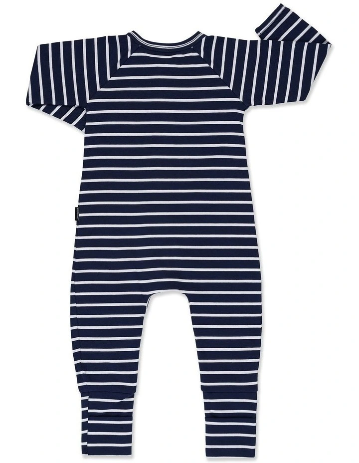 Baby Zip Wondersuit in Navy