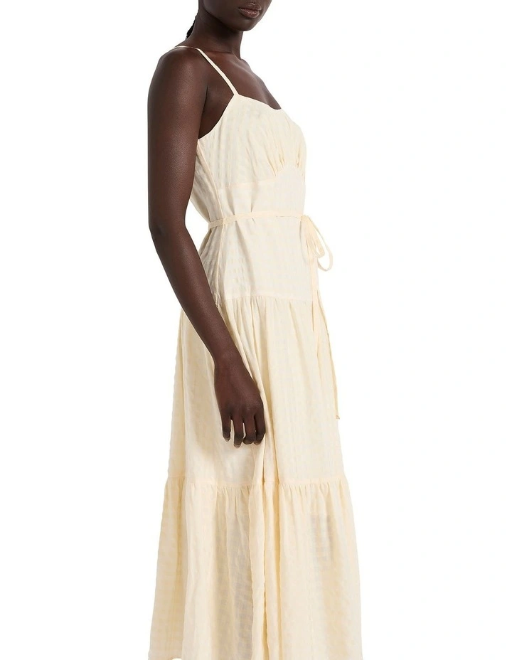 Fiesta Midi Dress in Cream