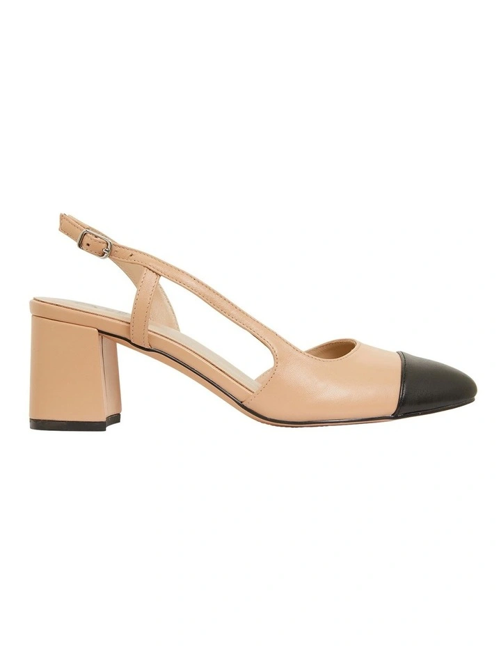 Chapter Black Glove/Camel Heeled Shoes