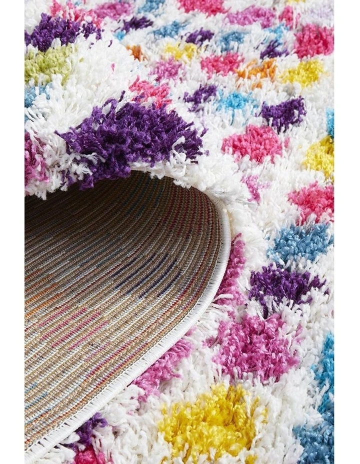 Vegas Dot Rug In Multi