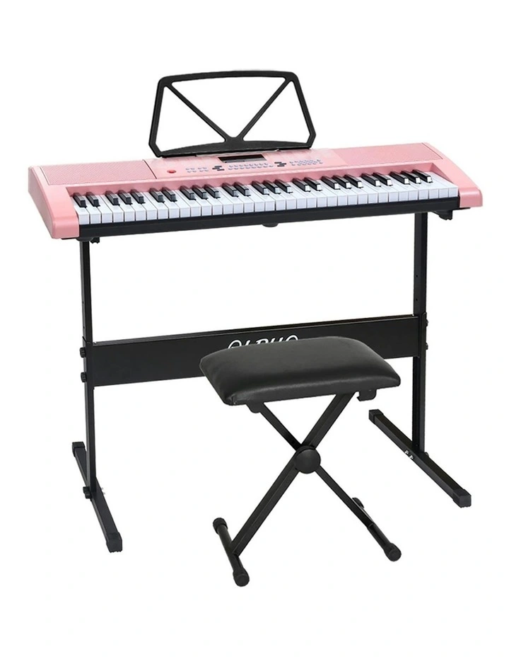 61 Keys Electronic Piano Keyboard with Stand Stool