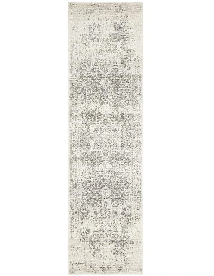 Evoke Dream Transitional Rug in White/Silver