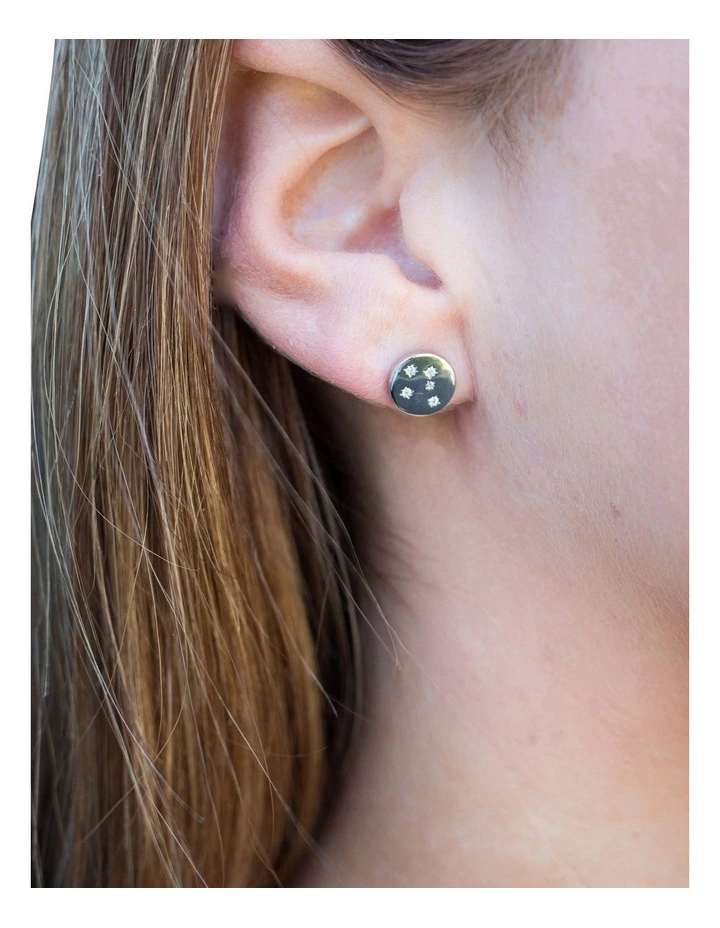 Southern Cross Silver Earrings