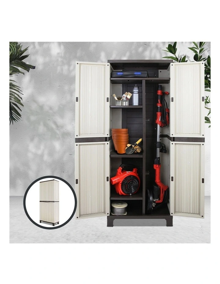 Lockable Storage Cabinet in Beige