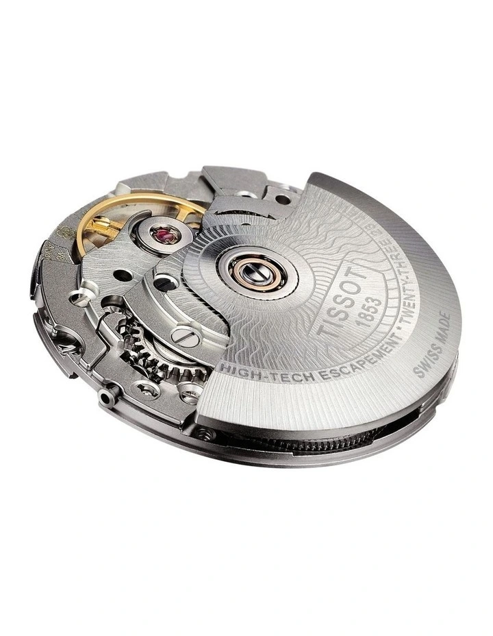 Le Locle Powermatic 80 T0064072203301 Automatic Watch in Grey/Yellow Gold